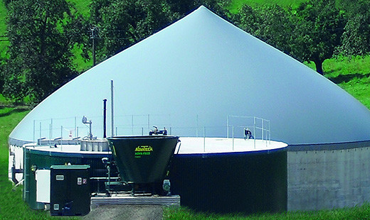Bild Biogasanlage Universität Hohenheim
