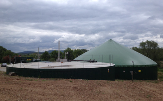 Bild Biogasanlage Universität Hohenheim