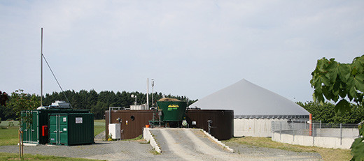 Bild Biogasanlage Universität Hohenheim