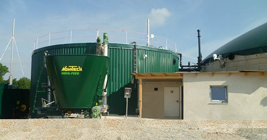 Bild Biogasanlage Universität Hohenheim