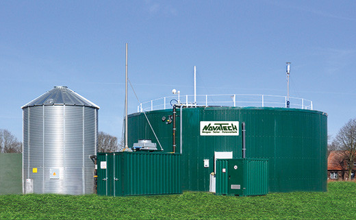 Bild Biogasanlage Universität Hohenheim
