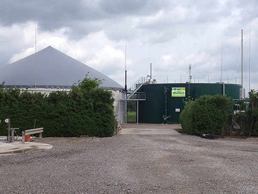 Bild Biogasanlage Universität Hohenheim