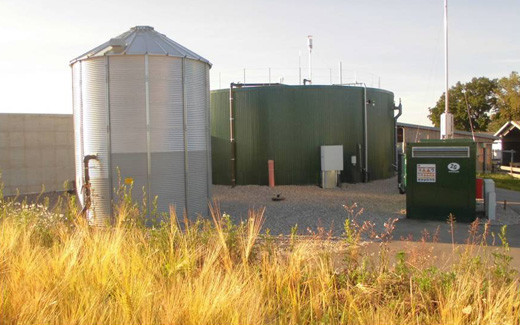 Bild Biogasanlage Universität Hohenheim