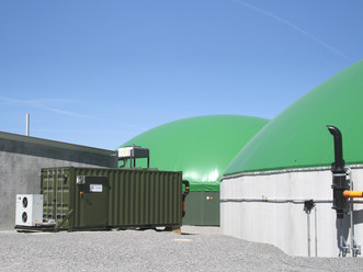 Bild Gasverdichterstation im Container