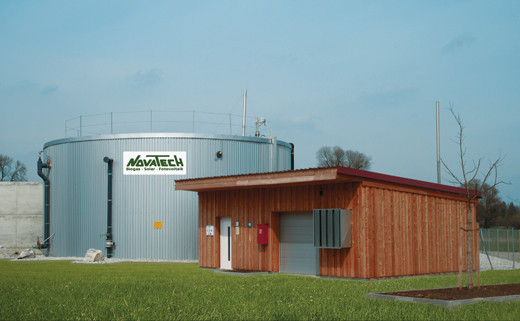 Bild Biogasanlage Universität Hohenheim
