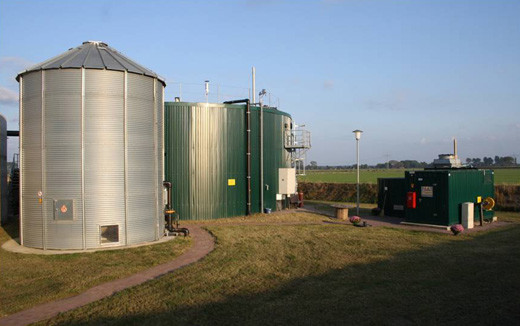 Bild Biogasanlage Universität Hohenheim